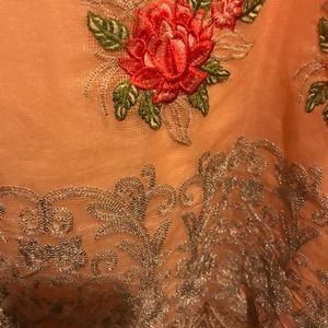 New kurti in peach color